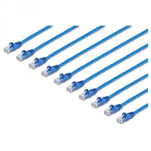 Startech N6PATCH25BL10PK 10pk 25ft Cat6 Blue Snagless