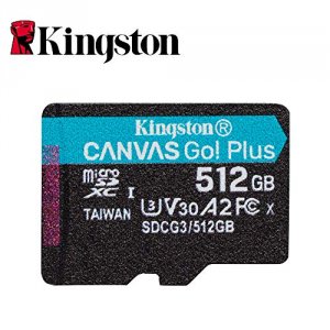 Kingston SDCG3/512GB 512gb Microsdxc Canvas Go Plus 170r A2