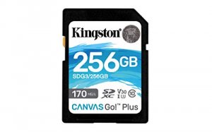 Kingston SDG3/256GB 256gb Sdxc Canvas Go Plus 170r C10 Uhs-i