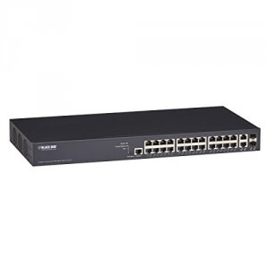 Black LPB2926A Gigabit Poe+ Mnged Switch  Mediacento Controller 26-por