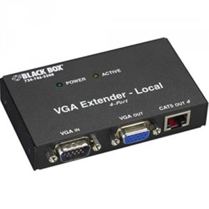 Black AC555A-4-R2 4-port Vga Transmitter For Seamless Av Distribution