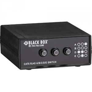 Black SW1032A 4-to-1 Cat6 10-gbe Manual Switch (abcd)