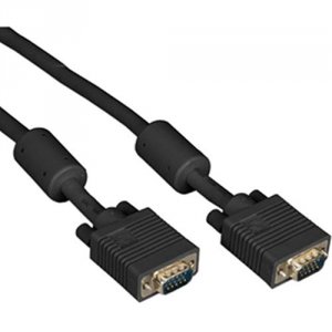 Black EVNPS06B-0100-MM Vga Video Cable With Ferrite Core