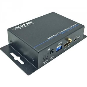 Black AEMEX-HDMI-R2 Audio Embedder And De-embedder, Hdmi 2.0