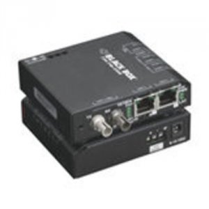 Black LBH100A-HD-ST-24 Hardened Media Converter Switches, 10-1