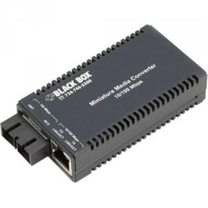 Black LHC041A-R3 Multipower Miniature Media Converter - 10-100-mbps Tx