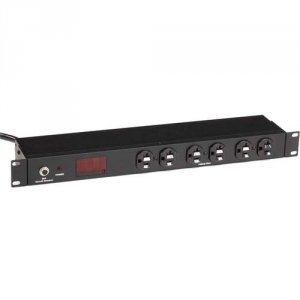 Black PDUMH14-S15-120V 15 Amp Horizontal Pdu With 14 Outlets And 5-20r