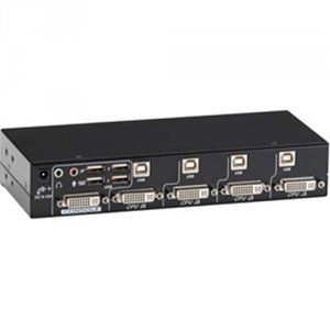 Black KV9634A 4 Port Dvi-d Usb With