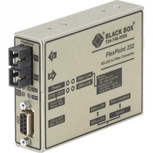 Black ME660A-MSC Flexpoint Rs-232 To Fiber Converter, Mul