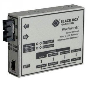 Black LMC1003A-R3 Flexpoint Modular Media Converters, Giga