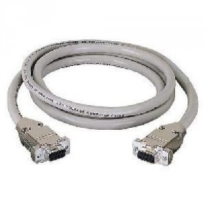 Black EDN12H-0050-FF Db9 Extension Cable With Emirfi Hoods,