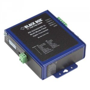 Black ICD115A Industrial Serial To Fibe Multimode St