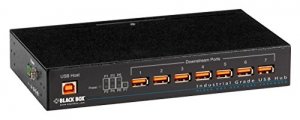 Black ICI207A Industrial Grade Usb Hub, 7 Port