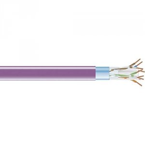 Black EVNSL0609A-1000 Cat6 Shielded 400-mhz Solid Bulk Cable (