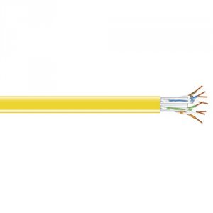 Black C6-CM-SLD-YL Cat6 Cm  Pvc Cable 1000