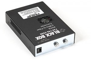 Black TE164A-R2 Pots 2 Wire Fxs To Single Mode Fiber Sc Conv