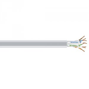 Black C5E-CM-SLD-GY Cat5e Cm  Pvc Cable 1000