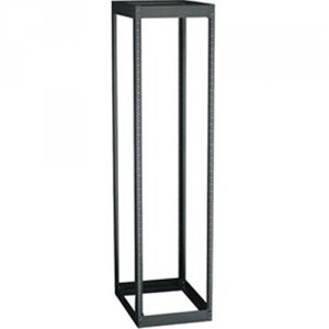 Black RM7008A-R3 4 Post Open Rack 37u 72inh X 20.6inw X 2