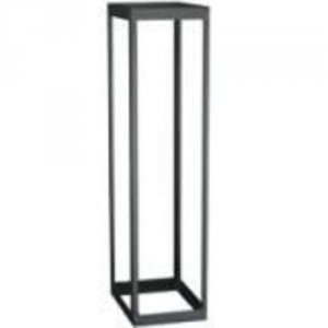 Black RM7004A-R2 4 Post Steel Open Rack 51u