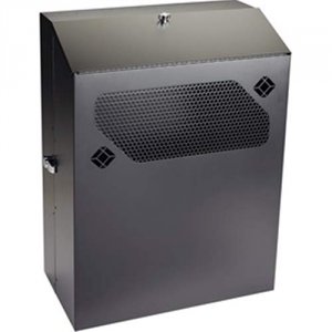 Black RMT353A-R3 Low-profile Vertical Wallmount Cabinet