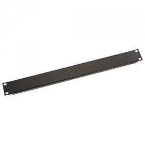 Black RMTS03 Rackmount Vented Fixed Shelf, 60-lb. Cap