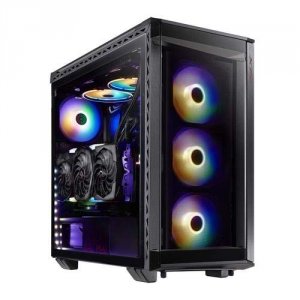 Adata BATTLECRUISER-BKCWW Battle Cruiser Mid-tower Pc Case Black E-atx