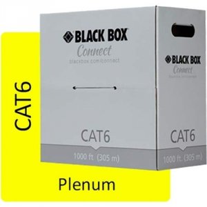 Black C6-CMP-SLD-YL Connect Cat6 250 Mhz Solid Bulk Cable