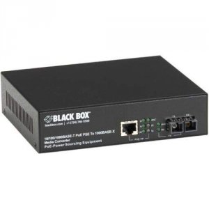 Black LPS500A-SM-10K-SC Media Converter Gigabit Etherne