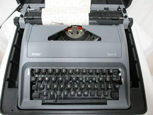 Adler ADLEPOCHGR Epoch Manual Typewriter Gray