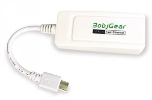 Bobjgear BJGRTTUSBEA Micro-usb-otg To Rj45 Compact Fast Ethernet Adapt