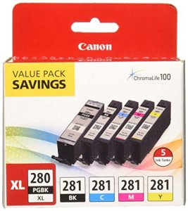 Original Canon 2021C007 5pk Pgi-280xlcli-281 Clr