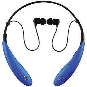 Supersonic IQ-127BT BLUE Blth Wrls Hdph W Mic Blu