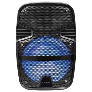 Supersonic IQ-4078DJBT- BLACK 8in Blk Bt Tlgt Spkr