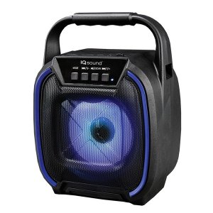 Supersonic IQ-1674BT- BLUE 4in Bl Prtbl Bt Spkr