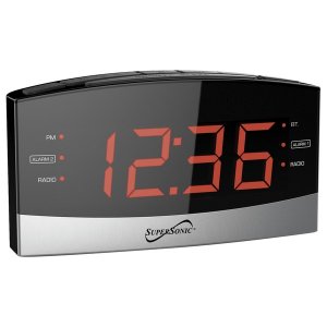 Supersonic SC-381BT Bt Clock Radio Blk