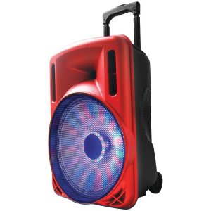 Supersonic IQ-3212DJBT-RD 12in Blth Dj Spkr Red