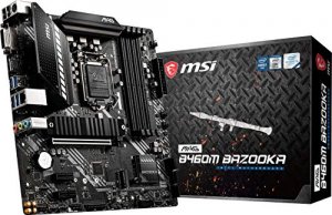 Msi B460MBAZO Mb  S1200 B460 128gb Pcie Hdmi Dvi-d Matx Ratail