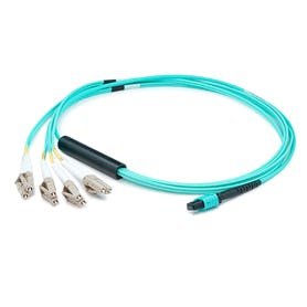 Addon ADD-MPO-4LC3M5OM4 3m Mpo To 4xlc Om4 Fanout Cable