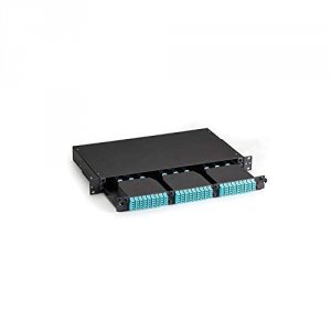 Black FOEN50HD-3H-1U High Density Fiber Optic Enclosure, 3 Hd Slots In