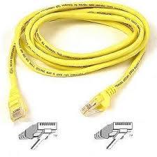 Unirise PC6A-100F-YLW-S 100ft Yellow Cat6a 10 Gigabit Patch Cable Utp 