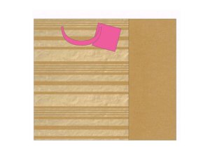 Bulk GB182 Gold Striped Gift Bag