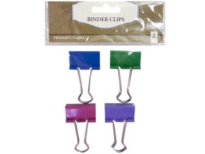 Bulk FD316 Four Pack Binder Clips