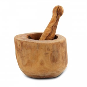 Gibson 124922.02 Home Mangrove 2 Piece Olive Wood Mortar And Pestle