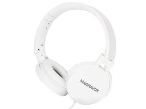 Bulk EN661 Magnavox Foldable Stereo Headphones In White