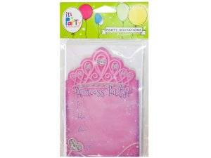 Bulk SA684 8 Count Princess Invitations