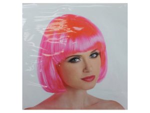 Bulk VR123 Pink Cabaret Wig