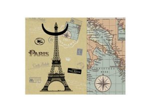 Bulk GB180 Eiffel Tower Gift Bag