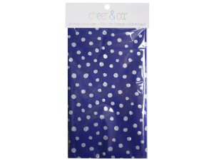 Bulk GH810 20 Count Gift Wrap Tissue Paper In Purple With White Dots