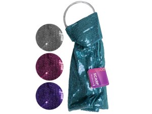 Bulk KA720 Remington Sequin Scarf In Assorted Colors