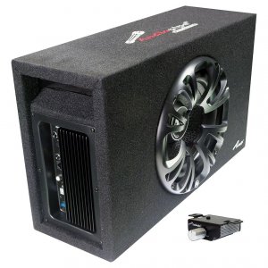 Audiopipe APMINIB1000A Single 10 Amplified Ported Bass Enclosure 800 W